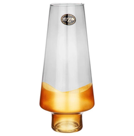 ВАЗА ДЛЯ ЦВЕТОВ MUZA "MODERN GALA SMOKY/GOLD" 30СМ
