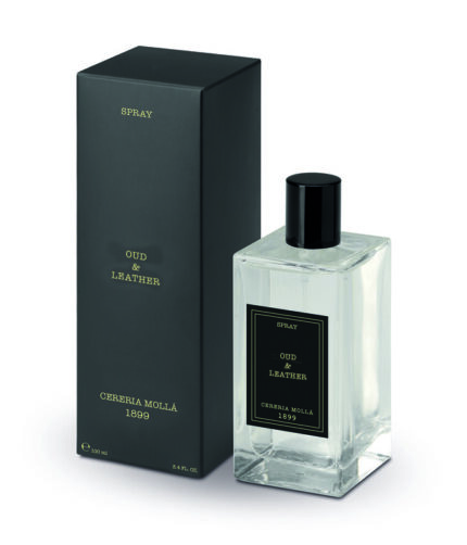 CERERIA MOLLA Рум-спрей для дома BOUTIQUE Oud & Leather 100мл